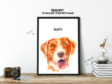 Load image into Gallery viewer, PAWS UP!! custom pet portrait
