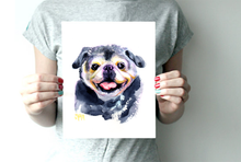 Load image into Gallery viewer, FROM THE DOGHOUSE custom pet portrait
